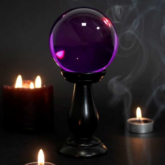 Gorgeous Fortune Teller's Crystal Ball with Stand - Picture 12 of 13